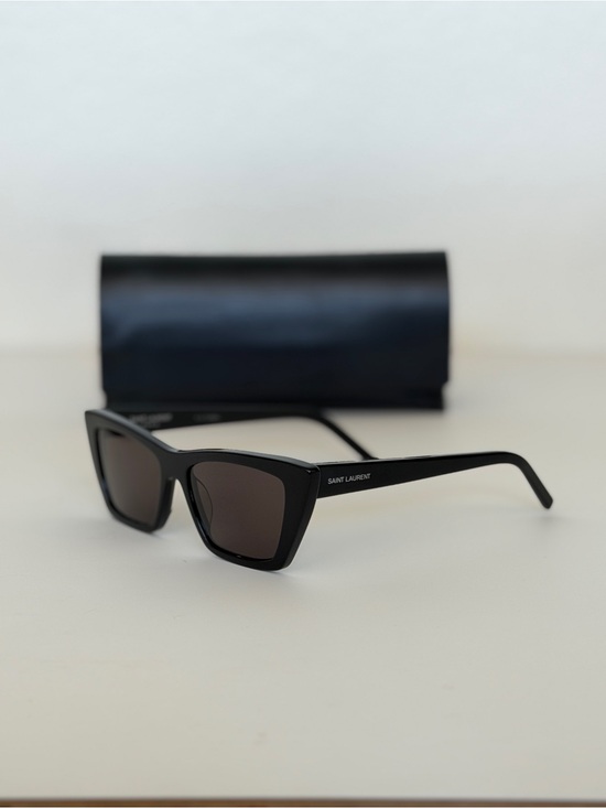 Saint Laurent Accessories - Saint Laurent Acetate Mica Cat Eye Sunglasses SL
276 Black